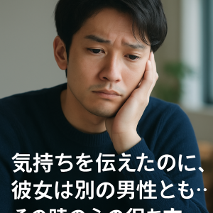 【モテ男の自分磨き】気持ちを伝えたのに、彼女は別の男性とも…その時の心の保ち方