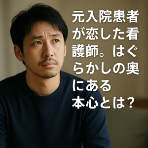 【モテ男の自分磨き】元入院患者が恋した看護師。はぐらかしの奥にある本心とは？