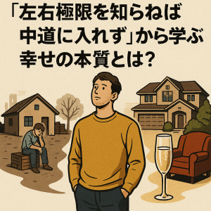 「左右極限を知らねば中道に入れず」から学ぶ、幸せの本質とは？