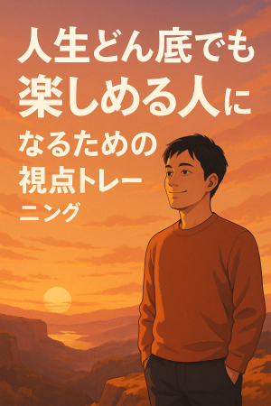 人生どん底でも“楽しめる人”になるための視点トレーニング