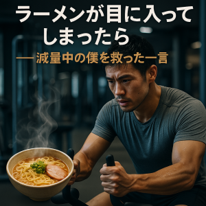 ラーメンが目に入ってしまったら？──減量中の僕を救った一言