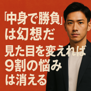 「中身で勝負」は幻想だ。見た目を変えれば9割の悩みは消える。