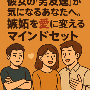 彼女の“男友達”が気になるあなたへ。嫉妬を愛に変えるマインドセット