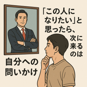 「この人になりたい」と思ったら、次に来るのは自分への問いかけだ