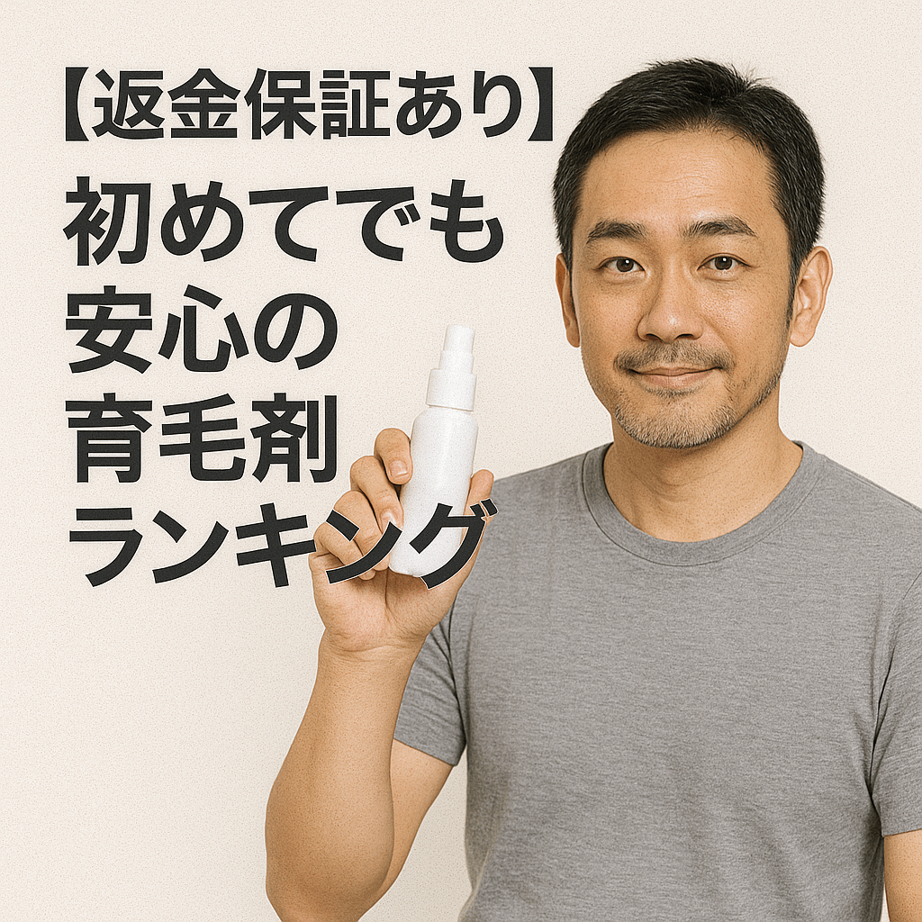 【返金保証あり】初めてでも安心の育毛剤ランキング