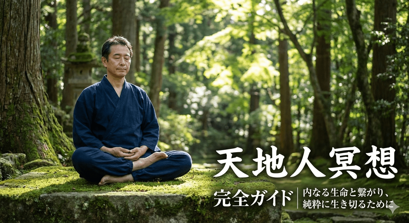 天地人冥想 完全ガイド｜内なる生命と繋がり、純粋に生き切るために