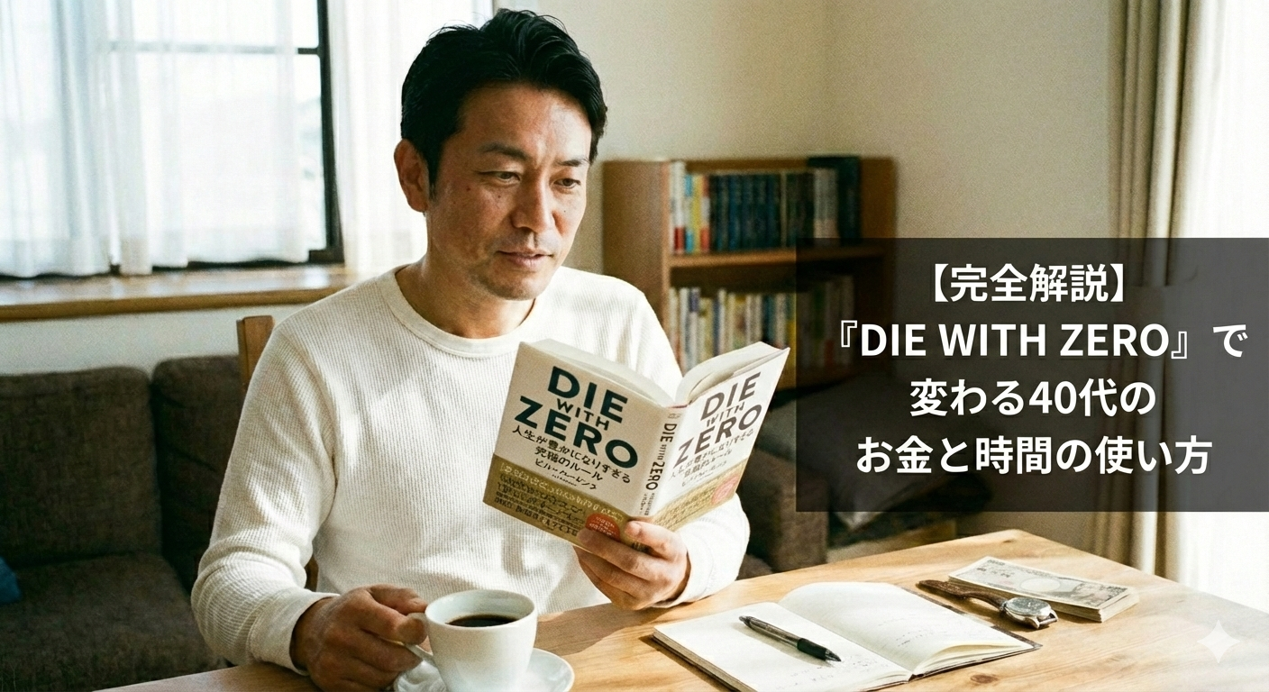 【完全解説】『DIE WITH ZERO』で変わる40代のお金と時間の使い方