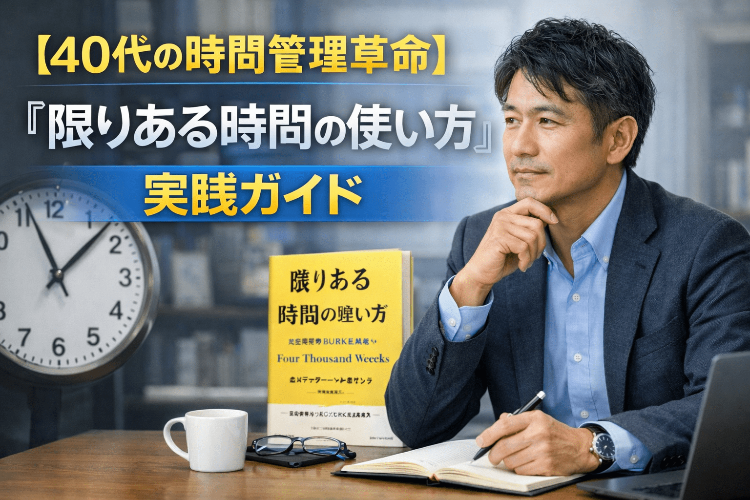 【40代の時間管理革命】『限りある時間の使い方』実践ガイド