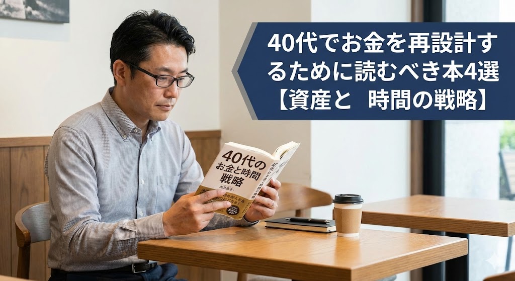 40代でお金を再設計するために読むべき本4選【資産と時間の戦略】