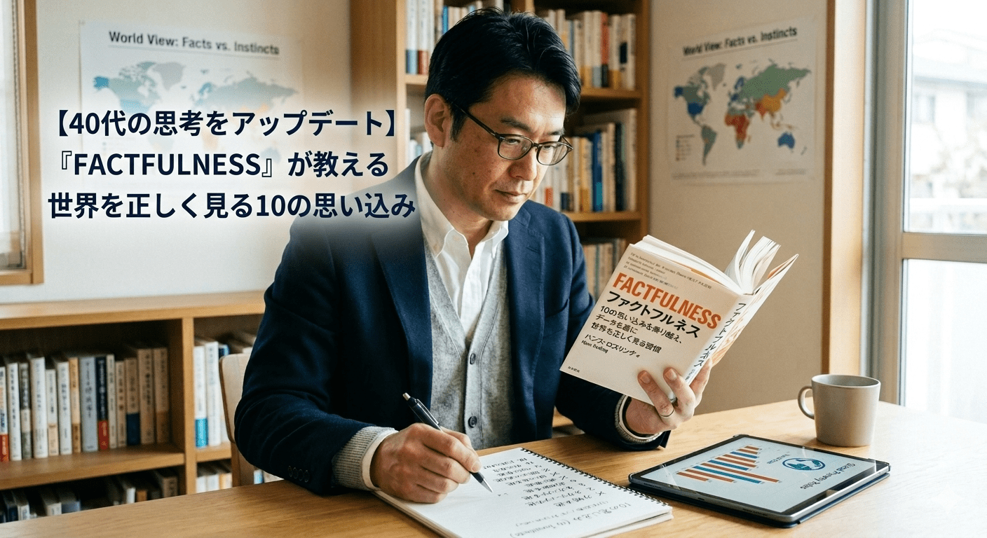 【40代の思考をアップデート】『FACTFULNESS』が教える世界を正しく見る10の思い込み
