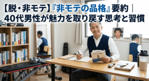 【脱・非モテ】『非モテの品格』要約｜40代男性が魅力を取り戻す思考と習慣