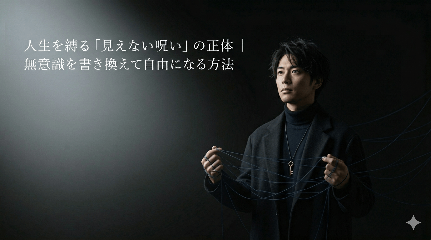 人生を縛る「見えない呪い」の正体｜無意識を書き換えて自由になる方法