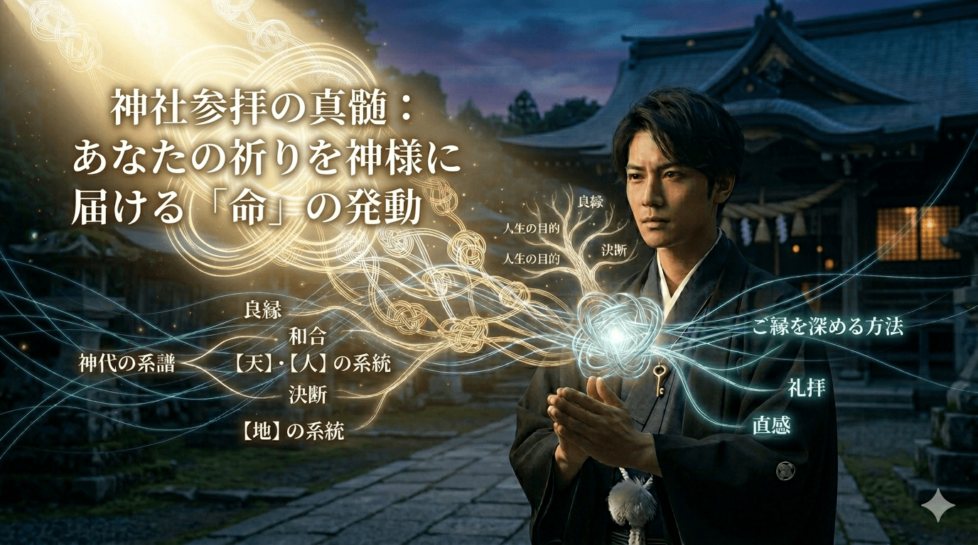 神社参拝の真髄：あなたの祈りを神様に届ける「命」の発動