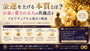 金運を上げる本質とは？お金に愛される人の共通点をスピリチュアルな視点で解説