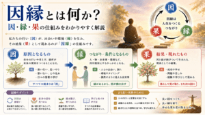 因縁とは何か？因・縁・果の仕組みをわかりやすく解説