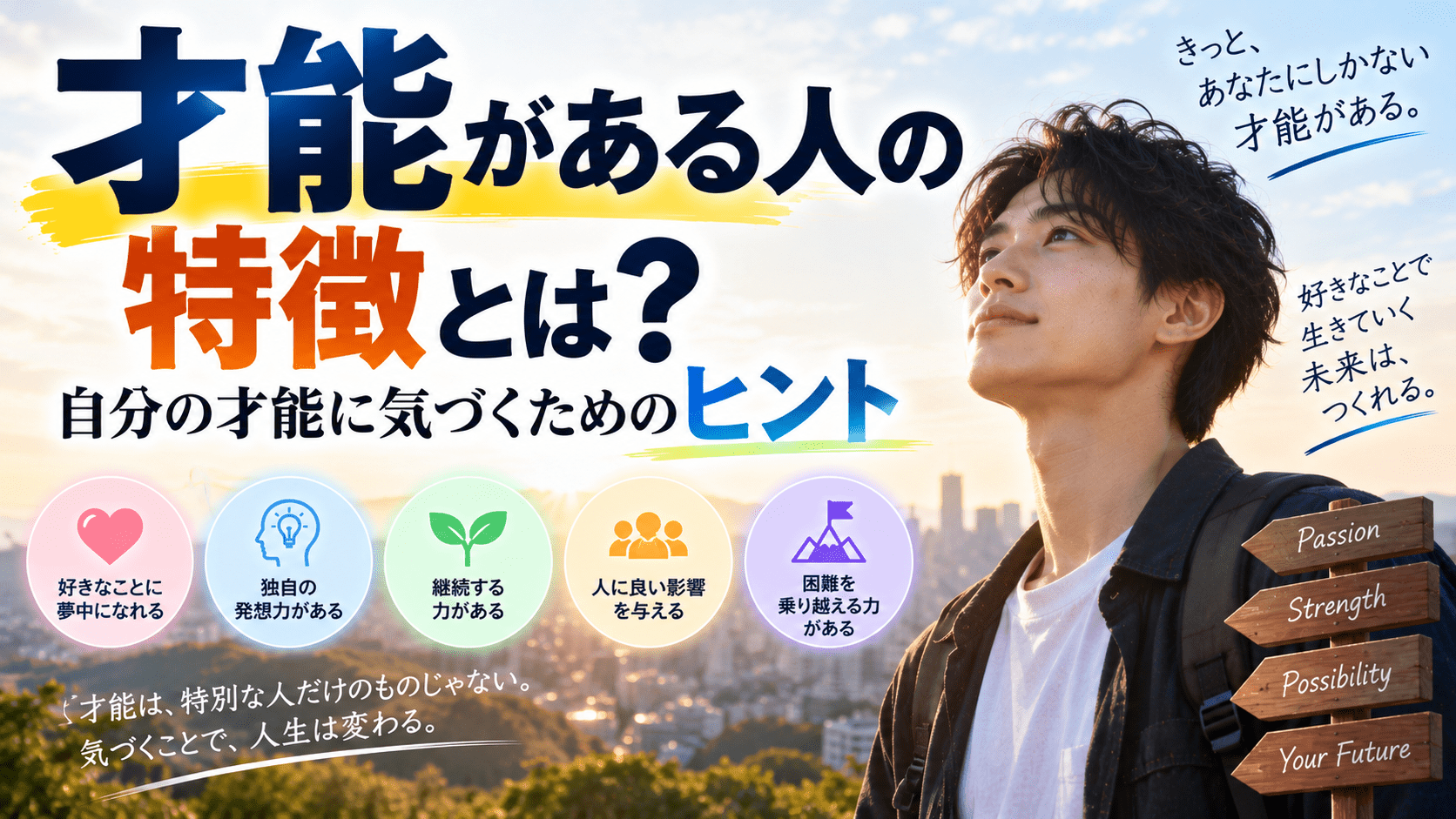 才能がある人の特徴とは？自分の才能に気づくためのヒント